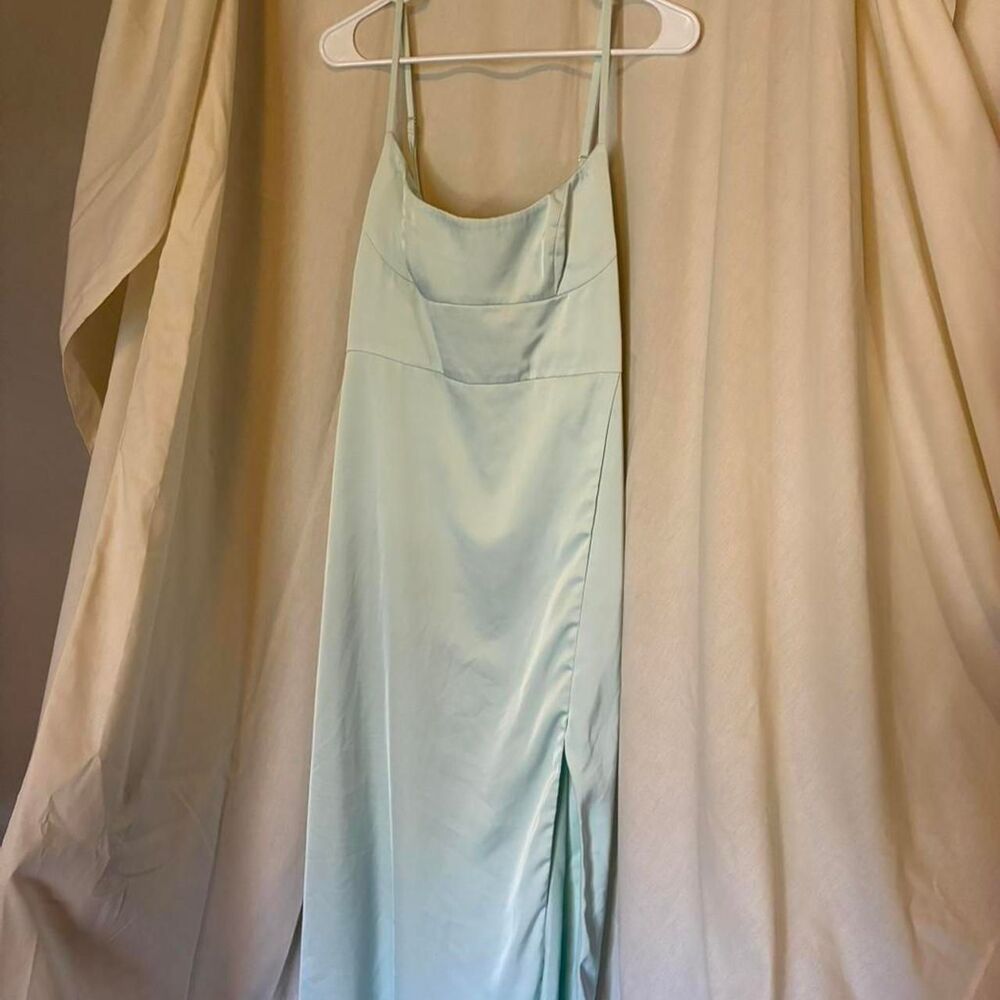Unbranded Women's Green and Blue Dress